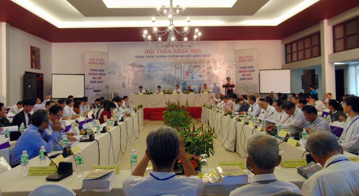 Workshop on Thanh Chiem Bastion and  Vietnamese official language    - ảnh 1